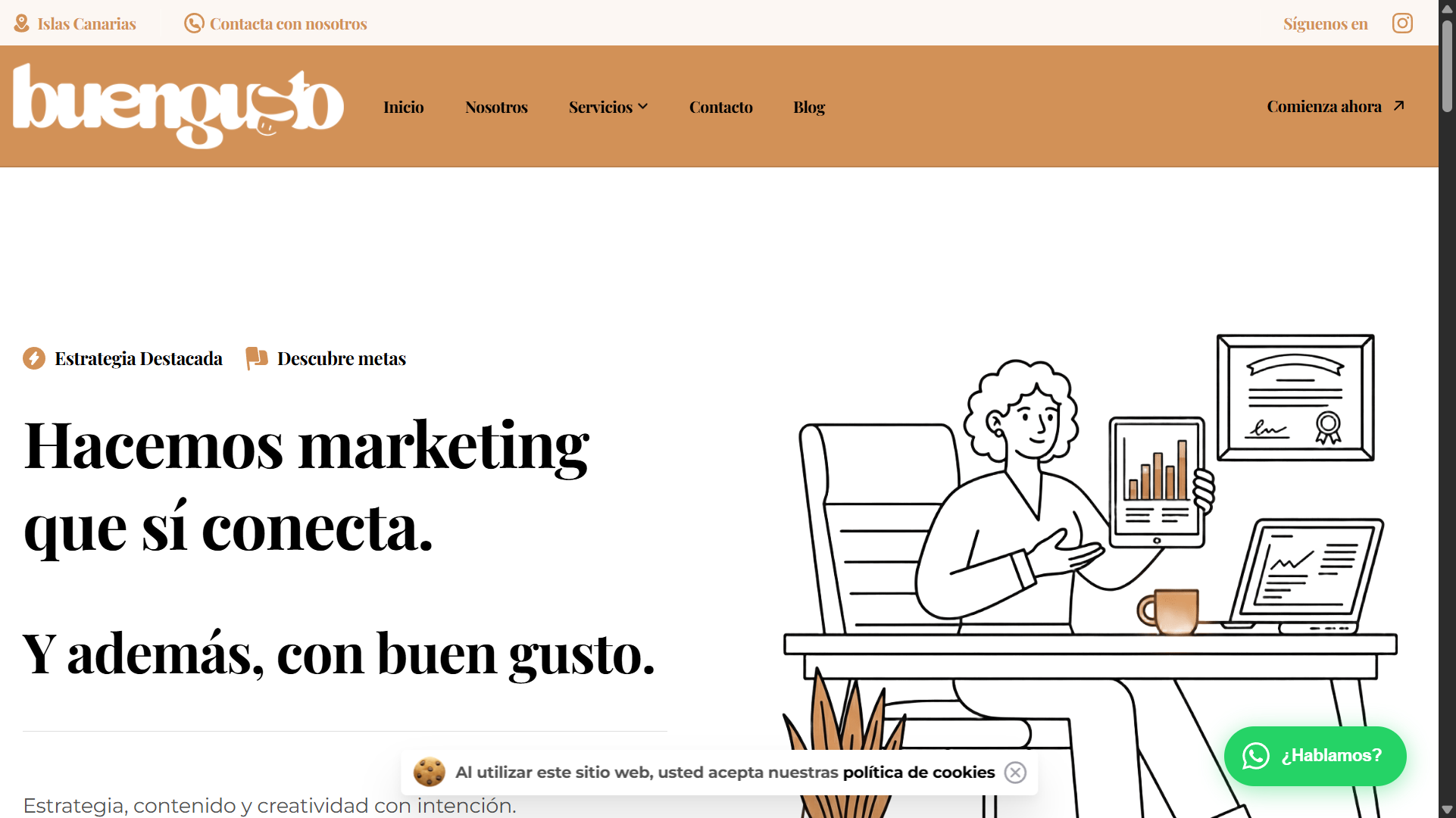 Captura premium de Buengusto Marketing