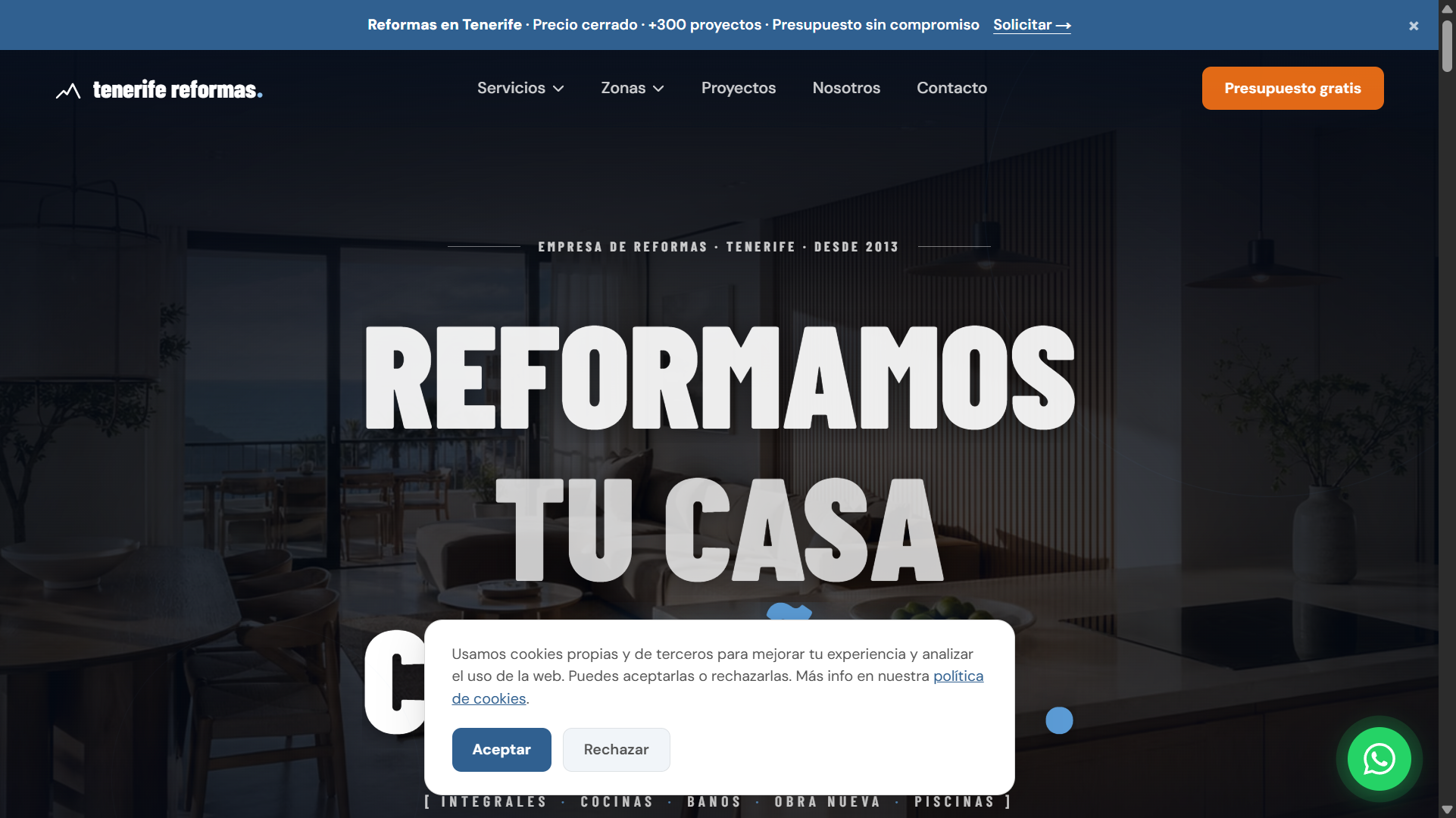 Captura premium de Tenerife Reformas